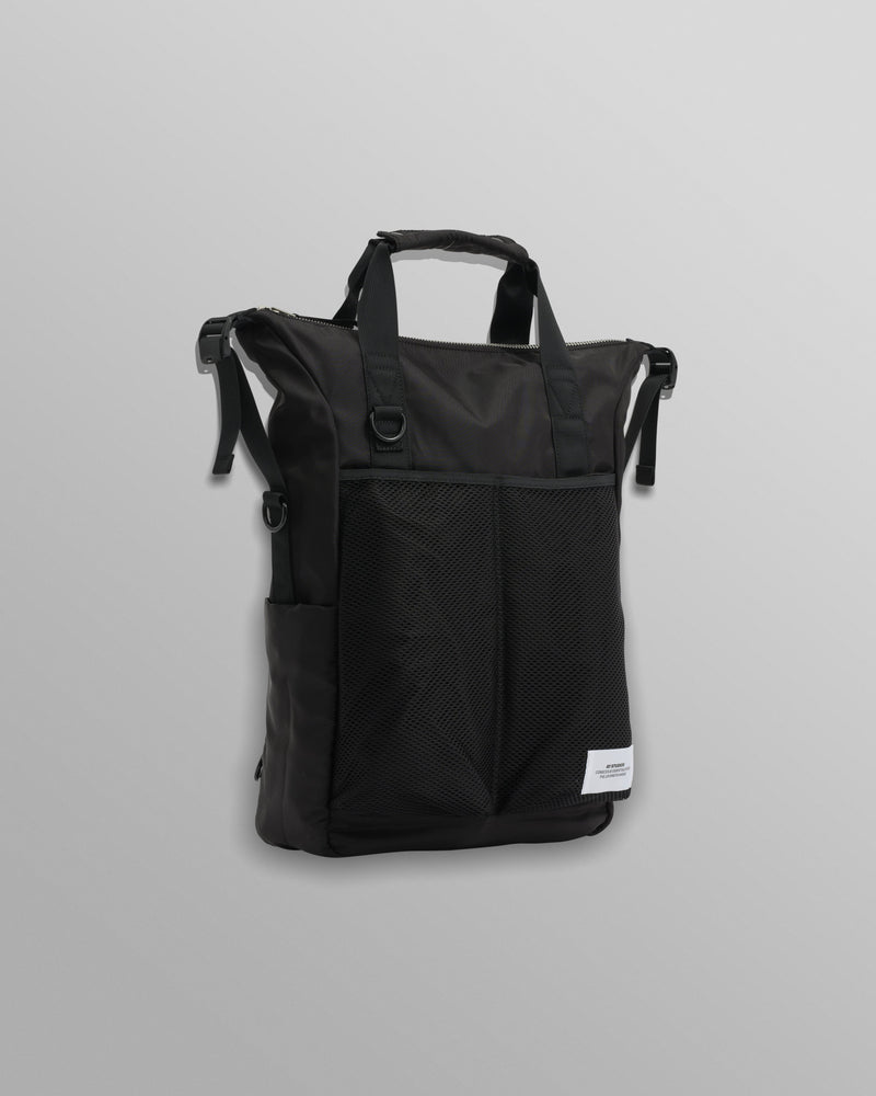 wax london AY Studios - Black Water-Resistant Backpack