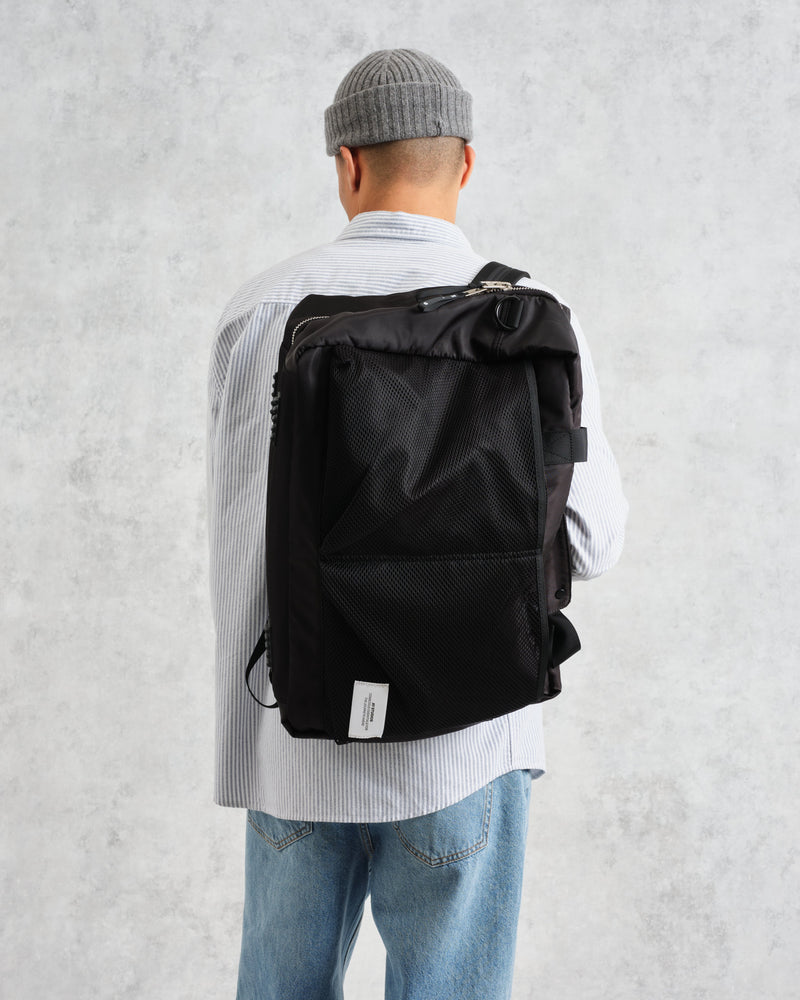 wax london AY Studios - Black Water-Resistant Weekend Bag