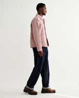 wax london men's Barton - Dusty Pink Organic Cotton Ripstop Jacket