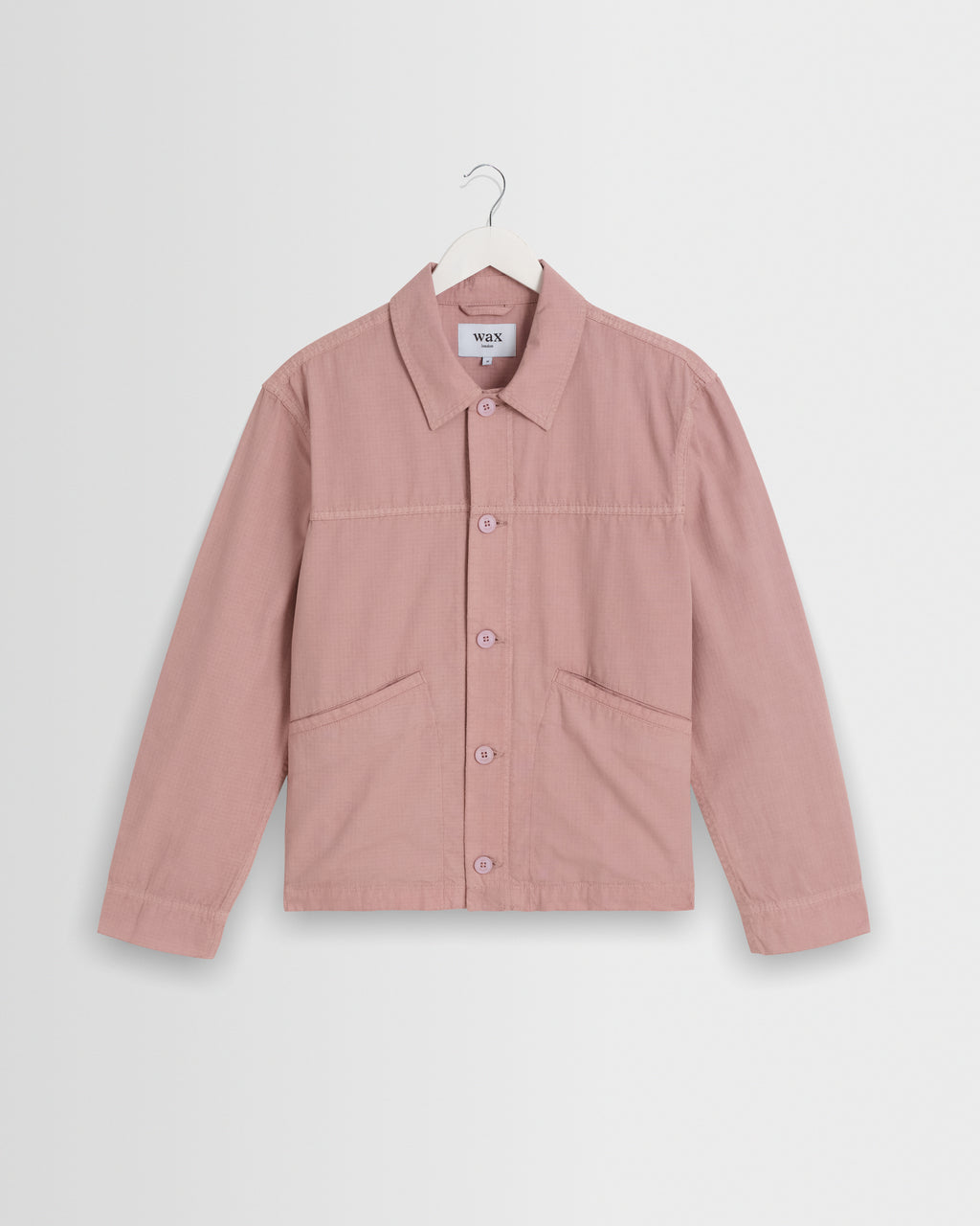 Barton Dusty Pink Organic Cotton Ripstop Jacket