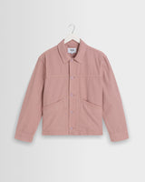 wax london men's Barton - Dusty Pink Organic Cotton Ripstop Jacket