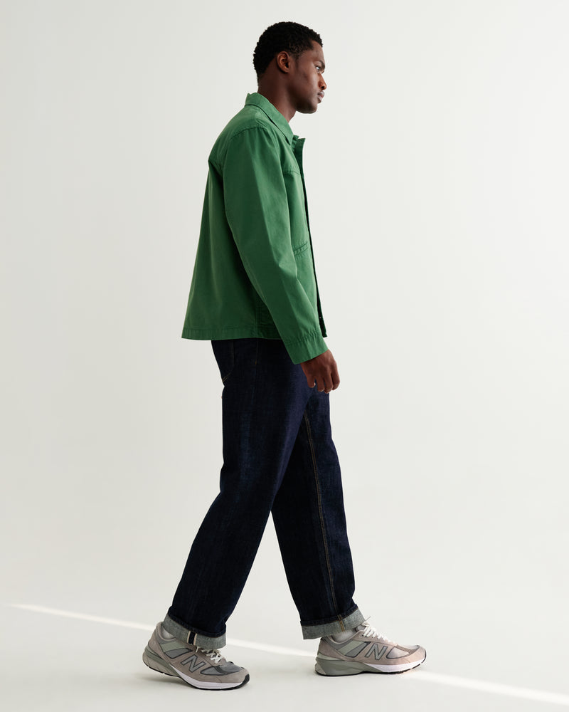 Men's Green Organic Cotton Ripstop Jacket | Wax London