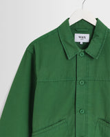 wax london men's Barton - Green Organic Cotton Ripstop Jacket