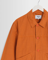 wax london men's Barton - Orange Organic Cotton Ripstop Jacket