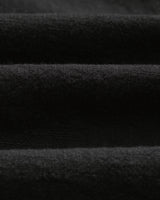 wax london men's Bayham - Black Linen-Cotton Relaxed Fit Trousers