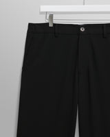 wax london men's Bayham - Black Viscose Trousers