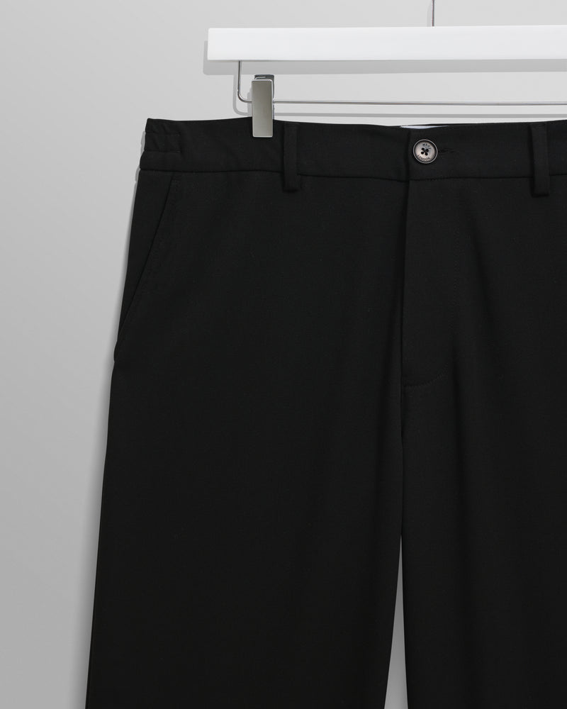 wax london men's Bayham - Black Viscose Trousers
