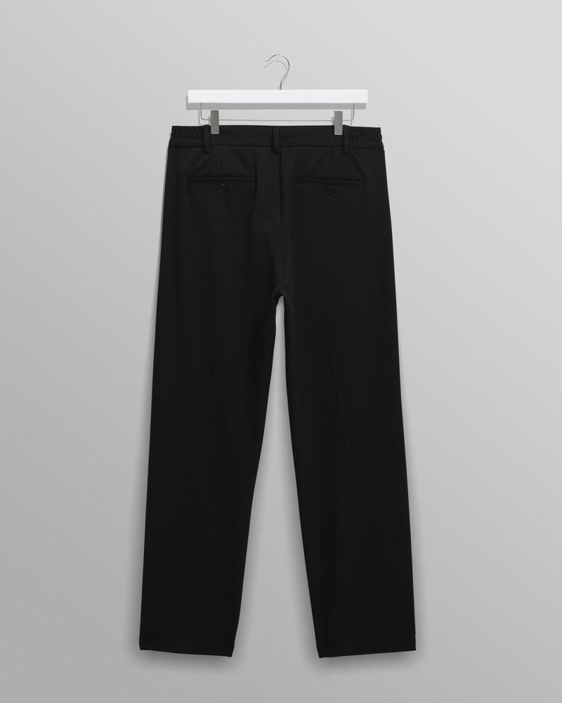 wax london men's Bayham - Black Viscose Trousers