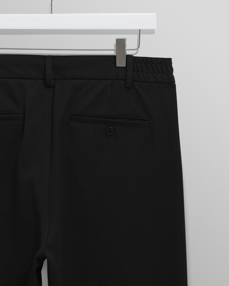 wax london men's Bayham - Black Viscose Trousers