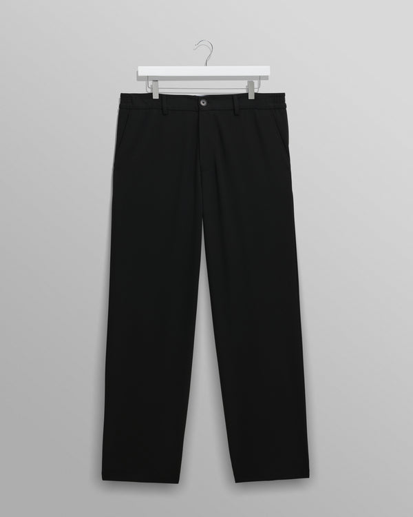 wax london men's Bayham - Black Viscose Trousers