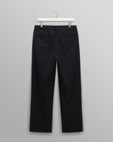 wax london men's Bayham - Navy Wool Blend Pinstripe Trousers