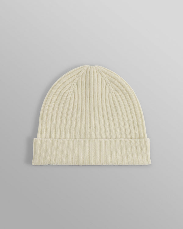 wax london Belvoir - Ecru Fisherman Beanie