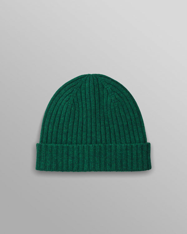 wax london Belvoir - Forest Green Fisherman Beanie