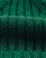 wax london Belvoir - Forest Green Wool Fisherman Beanie