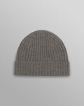 Belvoir - Grey Wool Fisherman Beanie