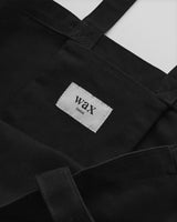 wax london Borough - Black Logo Tote Bag