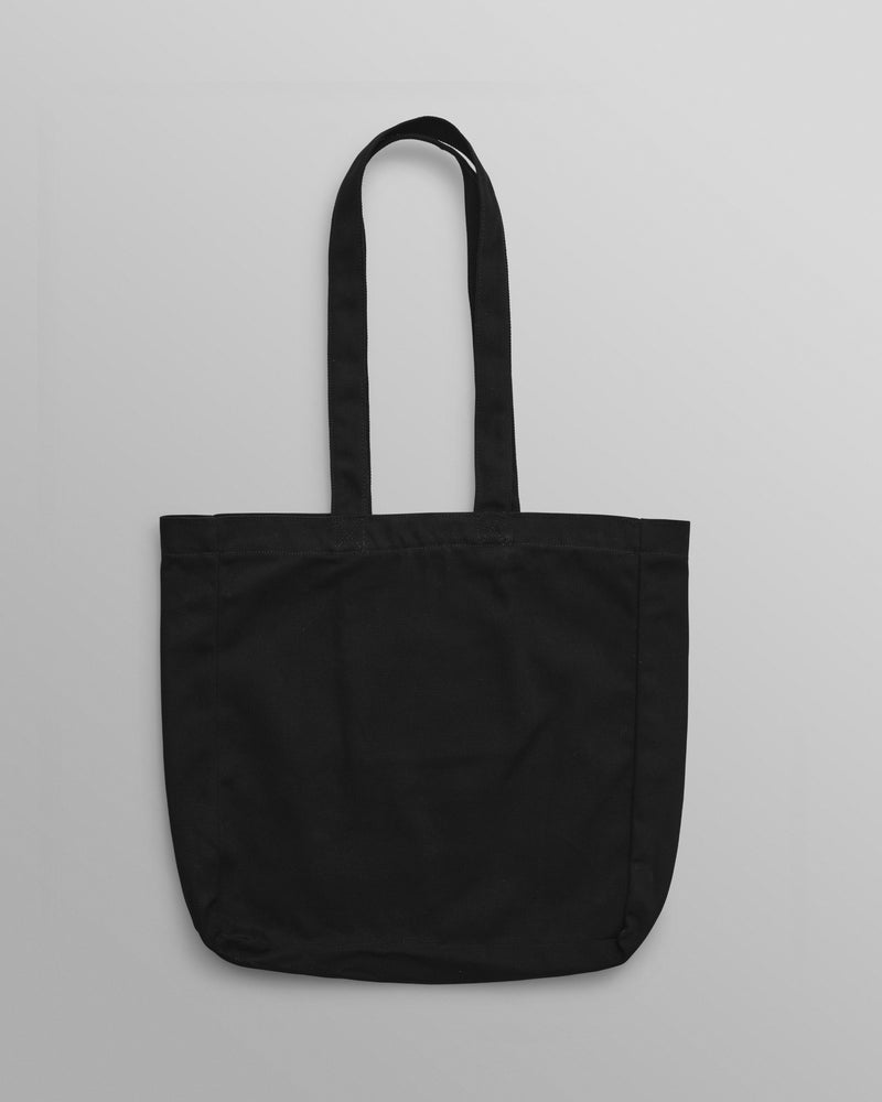 wax london Borough - Black Logo Tote Bag