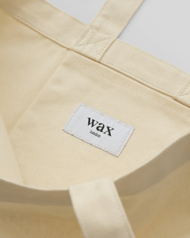 wax london Borough - Natural Logo Tote Bag