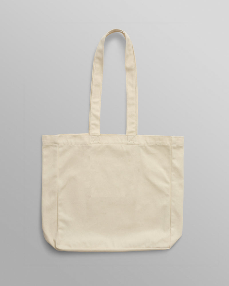 wax london Borough - Natural Logo Tote Bag