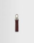 Boston - Cherry Retro Grain Leather Keyring