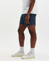 Brockwell - Blue Tile Seersucker Swim Short