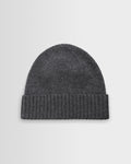 Brook - Charcoal Single Rib Wool Beanie