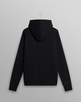 wax london Buxton - Black Organic Cotton Hoodie