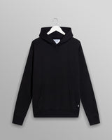 wax london Buxton - Black Organic Cotton Hoodie