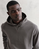 wax london Buxton - Charcoal Organic Cotton Hoodie