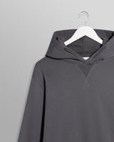 wax london Buxton - Charcoal Organic Cotton Hoodie