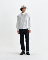 wax london men's Caspian - White Cotton Oxford Shirt