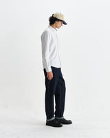 wax london men's Caspian - White Cotton Oxford Shirt