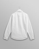 wax london men's Caspian - White Cotton Oxford Shirt