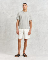 wax london Cedar Shorts Ecru Denim