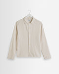 Corey - Natural Cotton Twisted Stripe Shirt