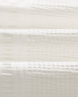 wax london men's Corey - Off White Dobby Check Cotton Shirt