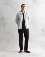 wax london Corey Shirt Grey/Ecru Gingham