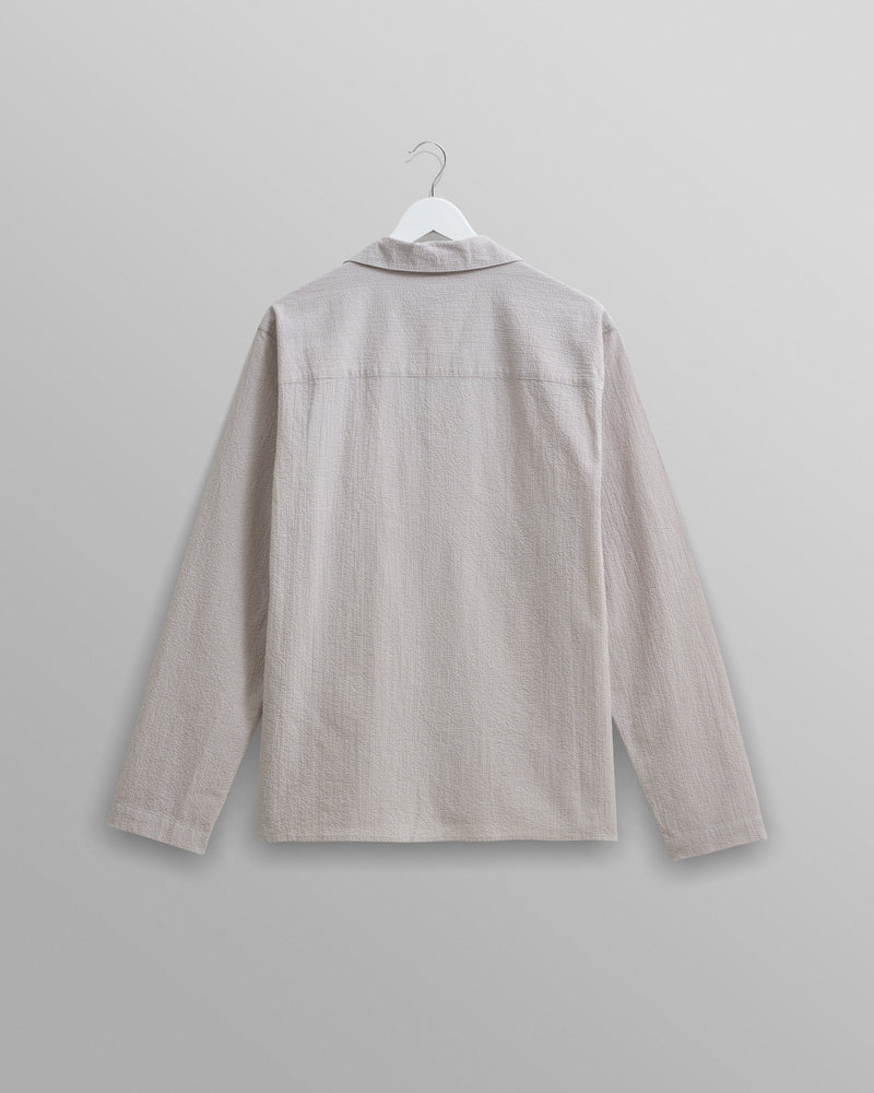 wax london Corey Shirt Grey/Ecru Gingham