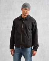 wax london Covent - Black Cotton And Nylon Water Repellent Jacket