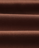 wax london men's Curzon - Brown Lyocell Twill Short-Sleeve Shirt