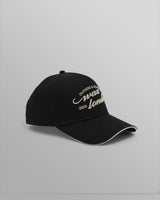 wax london men's Dale - Black Script Trucker Cap