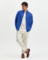 Dartford - French Blue Washed Linen Shirt