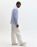 Dartford - Pale Blue Washed Linen Shirt