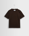 Dean – braunes, angerautes Kurzarm-T-Shirt