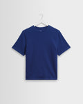 Dean - Cobalt Blue Textured Organic Cotton T-Shirt