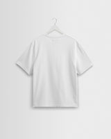 Dean - White Textured Organic Cotton T-Shirt