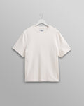 Dean - Ecru Textured Organic Cotton T-Shirt