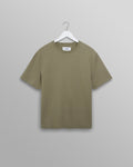 Dean - Green Textured Organic Cotton T-Shirt