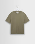 Dean - Green Textured Organic Cotton T-Shirt