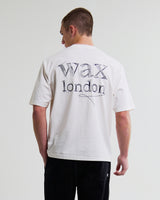 Dean - Off White Scribble Text T-Shirt